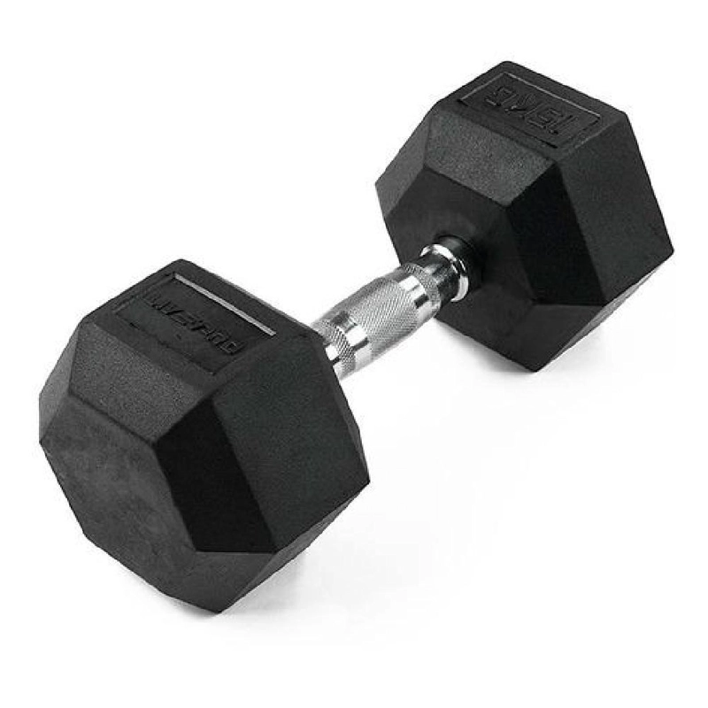 PAR MANCUERNA LIVE UP ACERO 1 KG HEXAGONAL 15 NUEVA & ORIGINAL LIVE PRO - 2