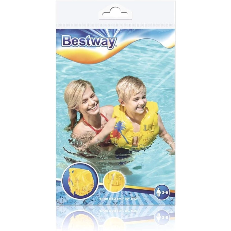 CHALECO SALVAVIDA BESTWAY INFLABLE DE 41 CM - 4