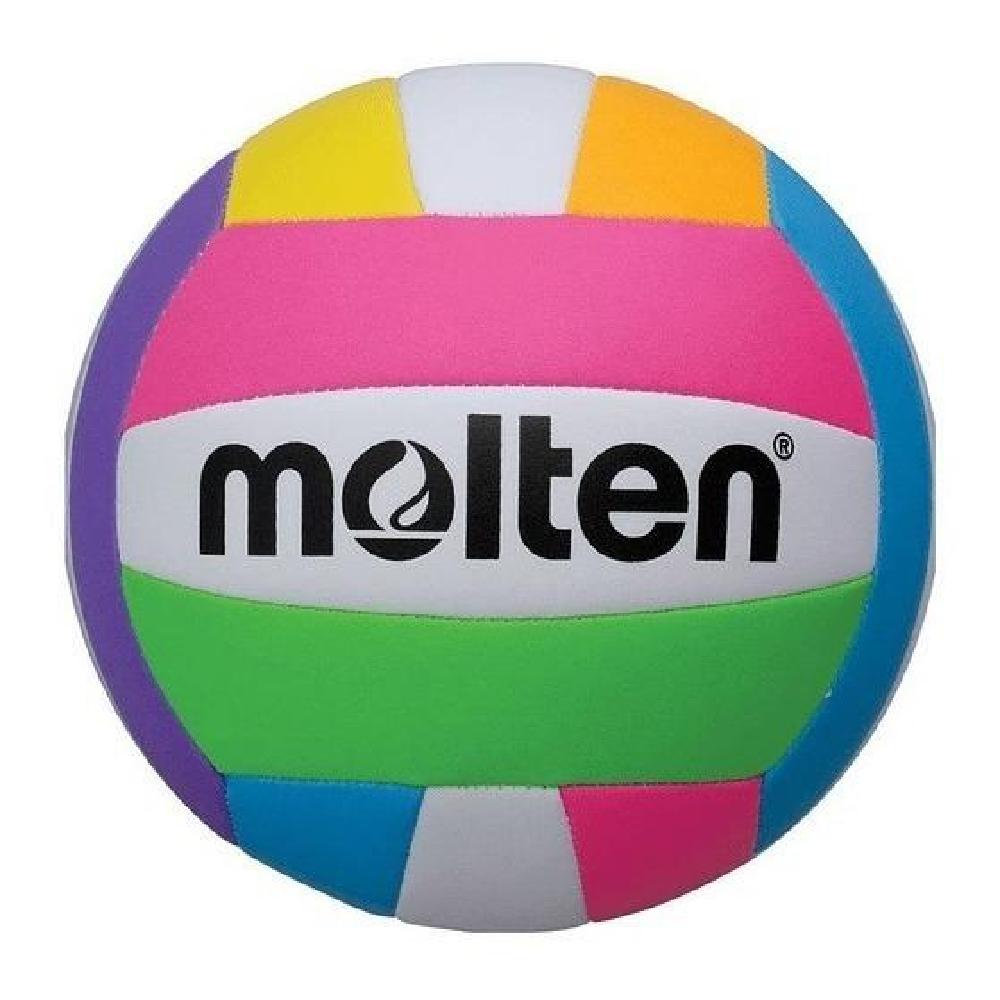 BALÓN VÓLEIBOL PLAYA MOLTEN MS 500 NEÓN NUEVO Y ORIGINAL - 1