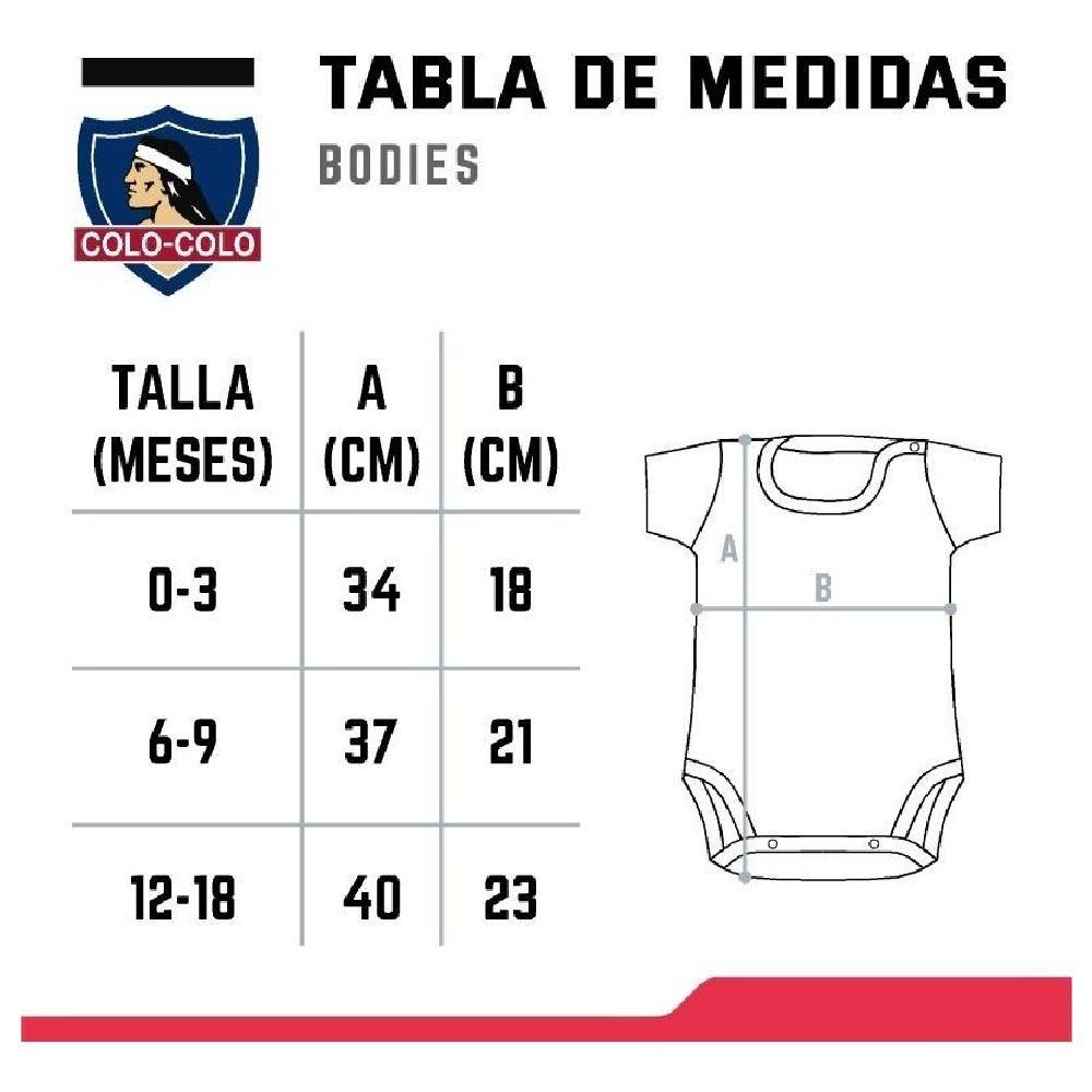 BODY BEBÉ COLO COLO ROSADO N°7 OFICIAL MANGA CORTA - 4