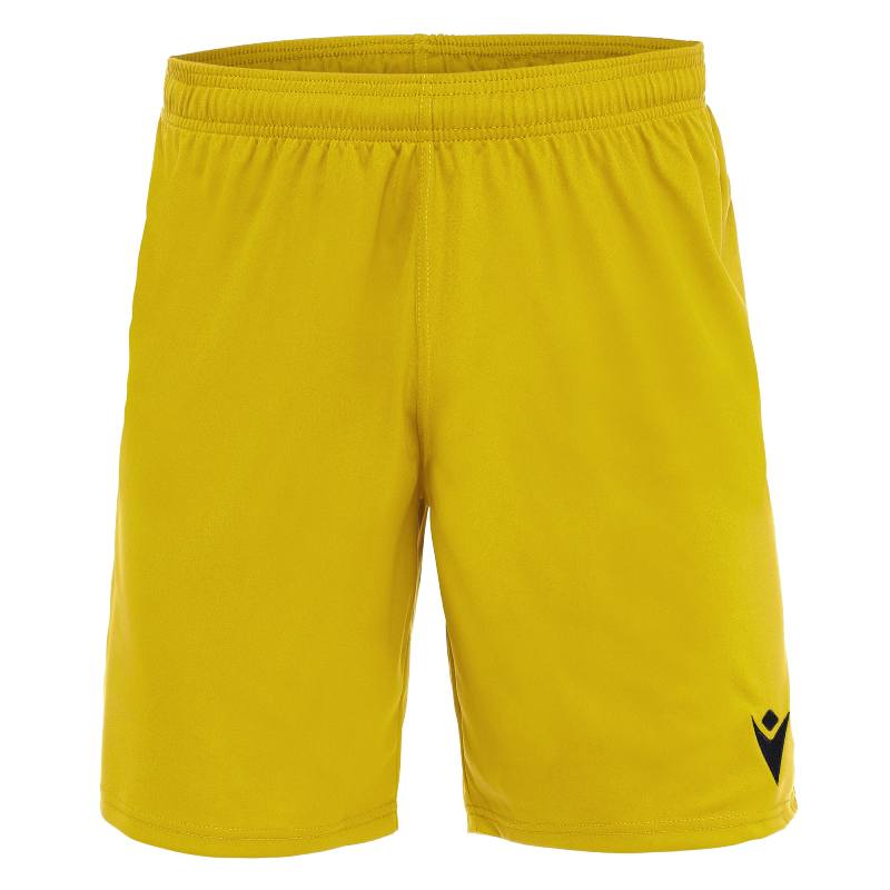 SHORT DE FUTBOL UNISEX MACRON AMARILLO MESA FLUOR - 1