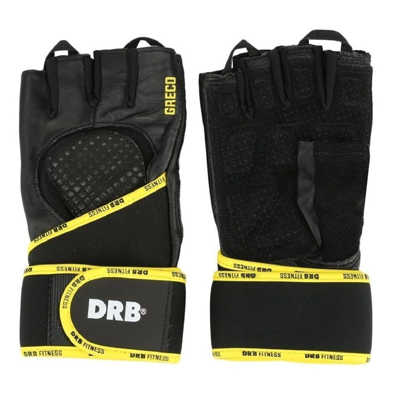 GUANTE ENTRENAMIENTO Y FITNESS CUERO DRB GRECO ALTO RENDIMIENTO NUEVOS & ORIGINAL - 1