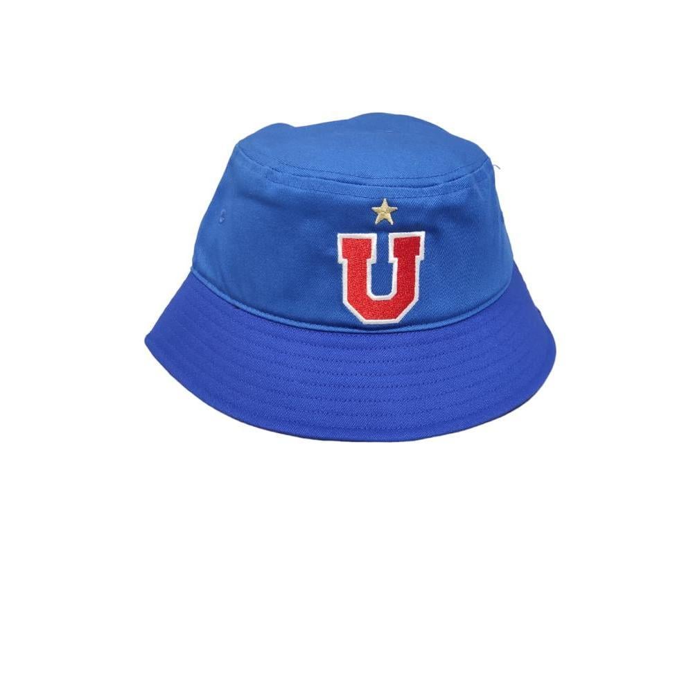 GORRO ADIDAS AZUL BUCKET UNIVERSIDAD CHILE 2024 NIÑO ORIGINAL - 1