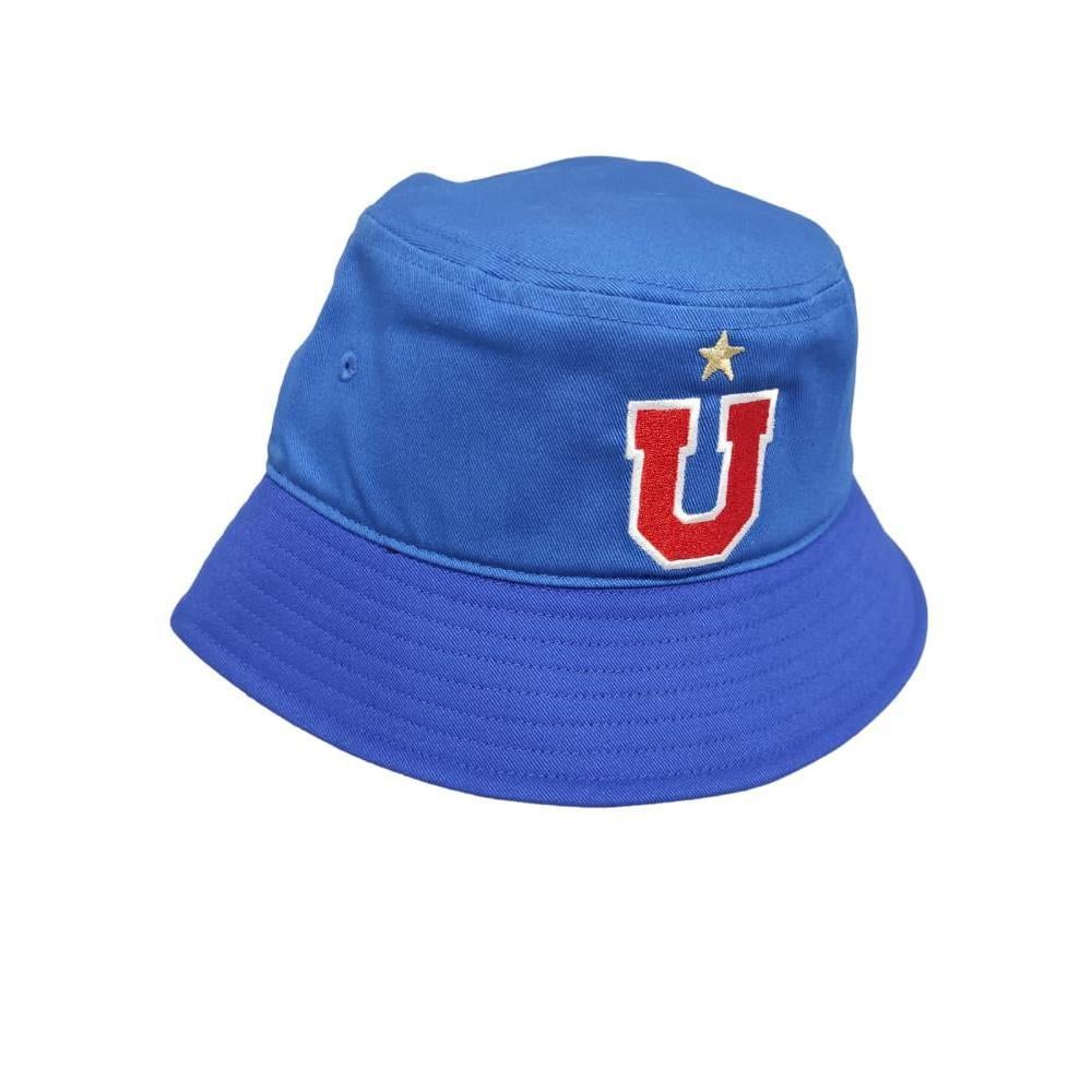 GORRO ADIDAS AZUL BUCKET UNIVERSIDAD CHILE 2024 NIÑO ORIGINAL - 3