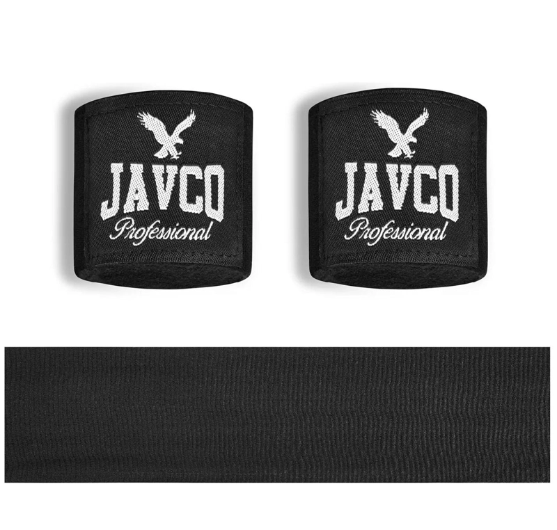VENDAS BOXEO ARTES MARCIALES NUEVO Y ORIGINAL JAVCO NEGRO - 1