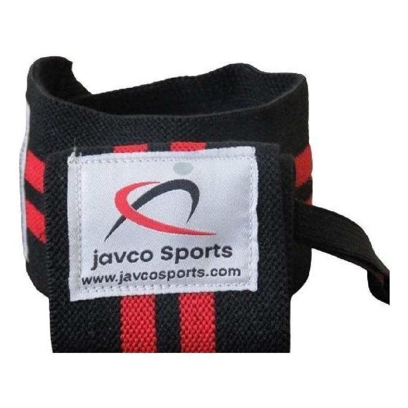 PAR MUÑEQUERAS CROSSBAND NUEVA ORIGINAL JAVCO ROJO - 2