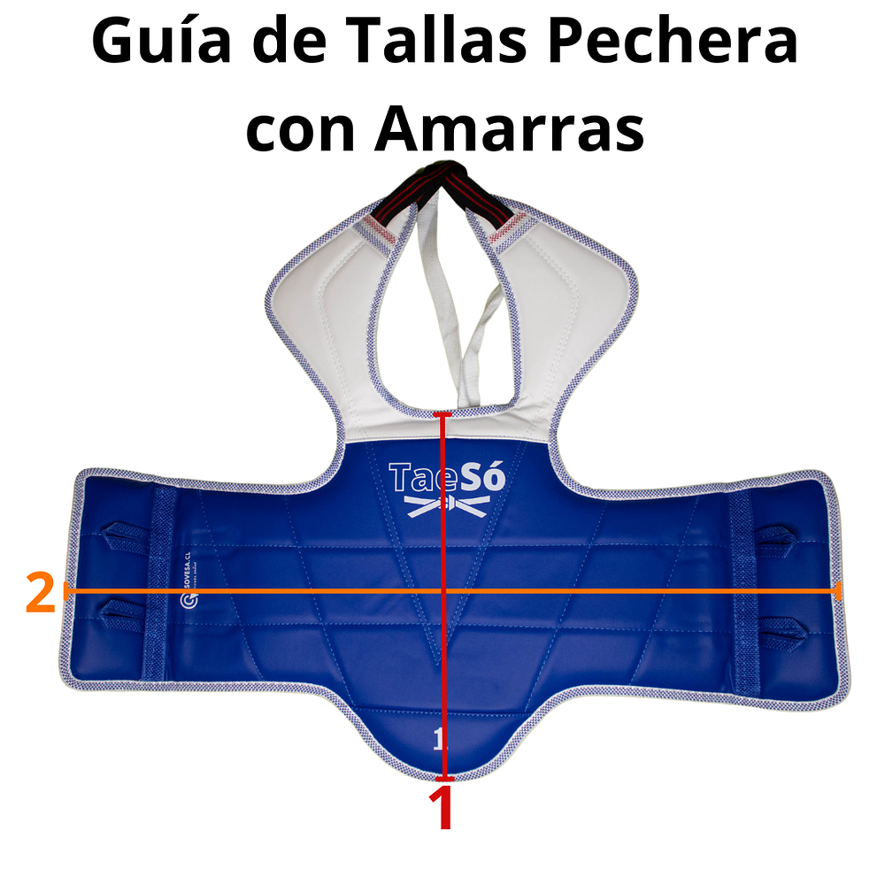 PECHERA TAEKWONDO REVERSIBLE TAESO - 4