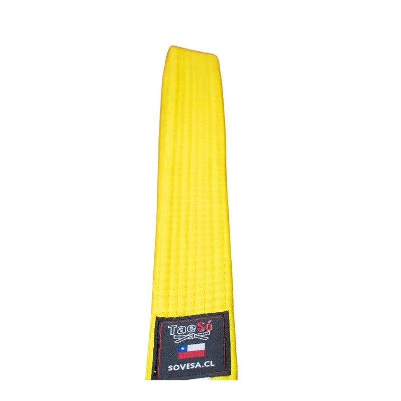 CINTURON ARTES MARCIALES 240CM TAESO AMARILLO - 1