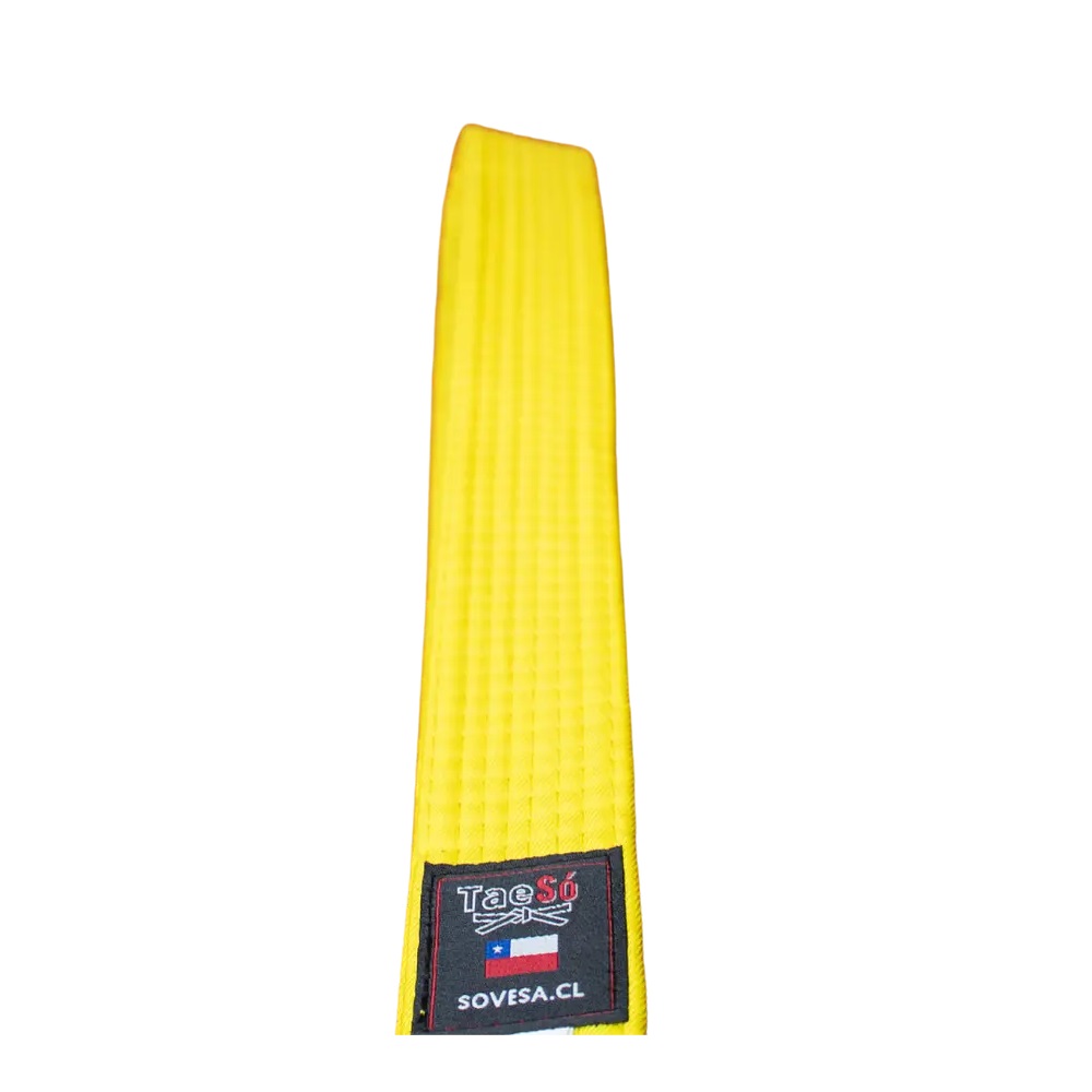 CINTURON ARTES MARCIALES 240CM TAESO AMARILLO - 1