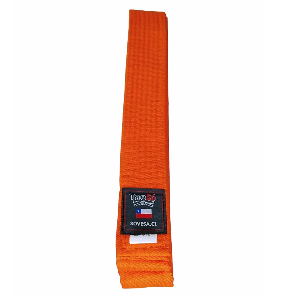CINTURON ARTES MARCIALES 300CM TAESO | NARANJA - 1