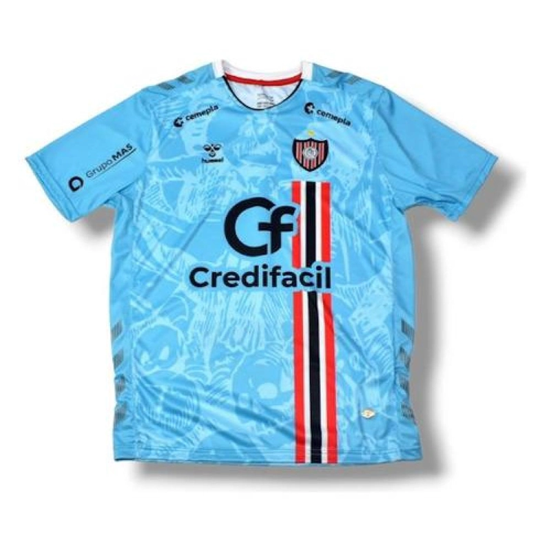 CAMISETA CHACARITA JUNIORS 2023 ARQUERO CELESTE NUEVA HUMMEL - 1