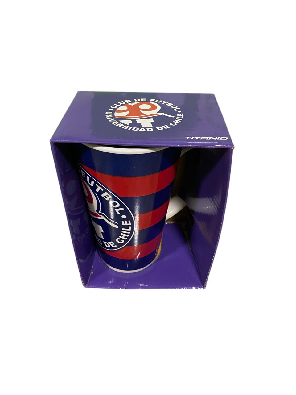 TAZON LATTE UNIVERSIDAD DE CHILE OFICIAL ORIGINAL TITANIO - 2