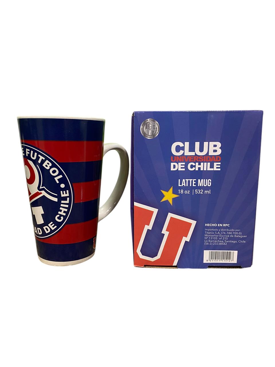 TAZON LATTE UNIVERSIDAD DE CHILE OFICIAL ORIGINAL TITANIO - 3