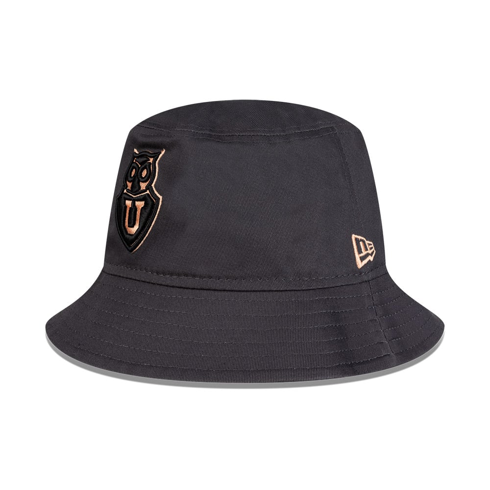 GORRO BUCKET UNIVERSIDAD DE CHILE 2025 GRIS ORIGINAL NEW ERA - GRIS OSCURO - L/XL - 1