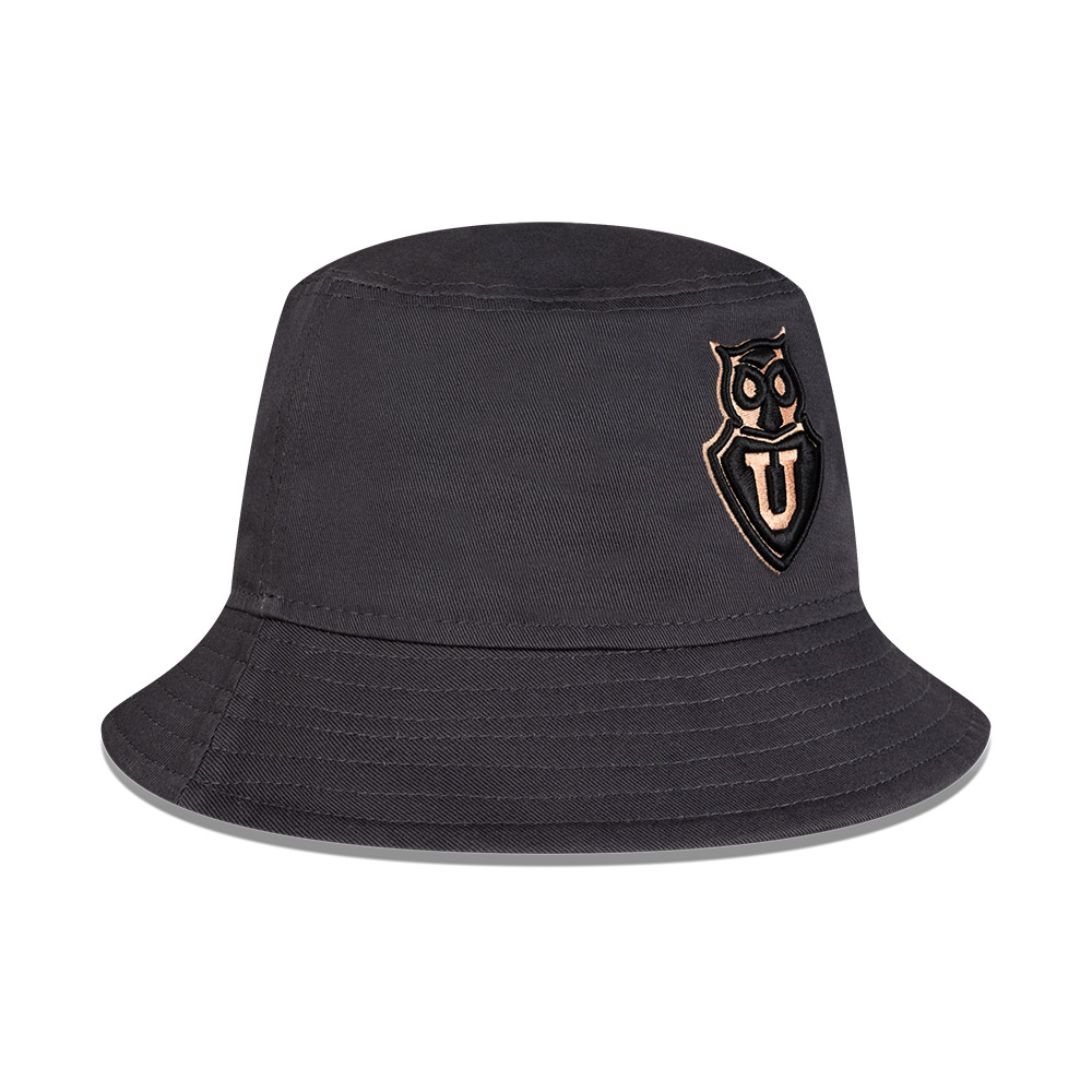 GORRO BUCKET UNIVERSIDAD DE CHILE 2025 GRIS ORIGINAL NEW ERA - GRIS OSCURO - L/XL - 2