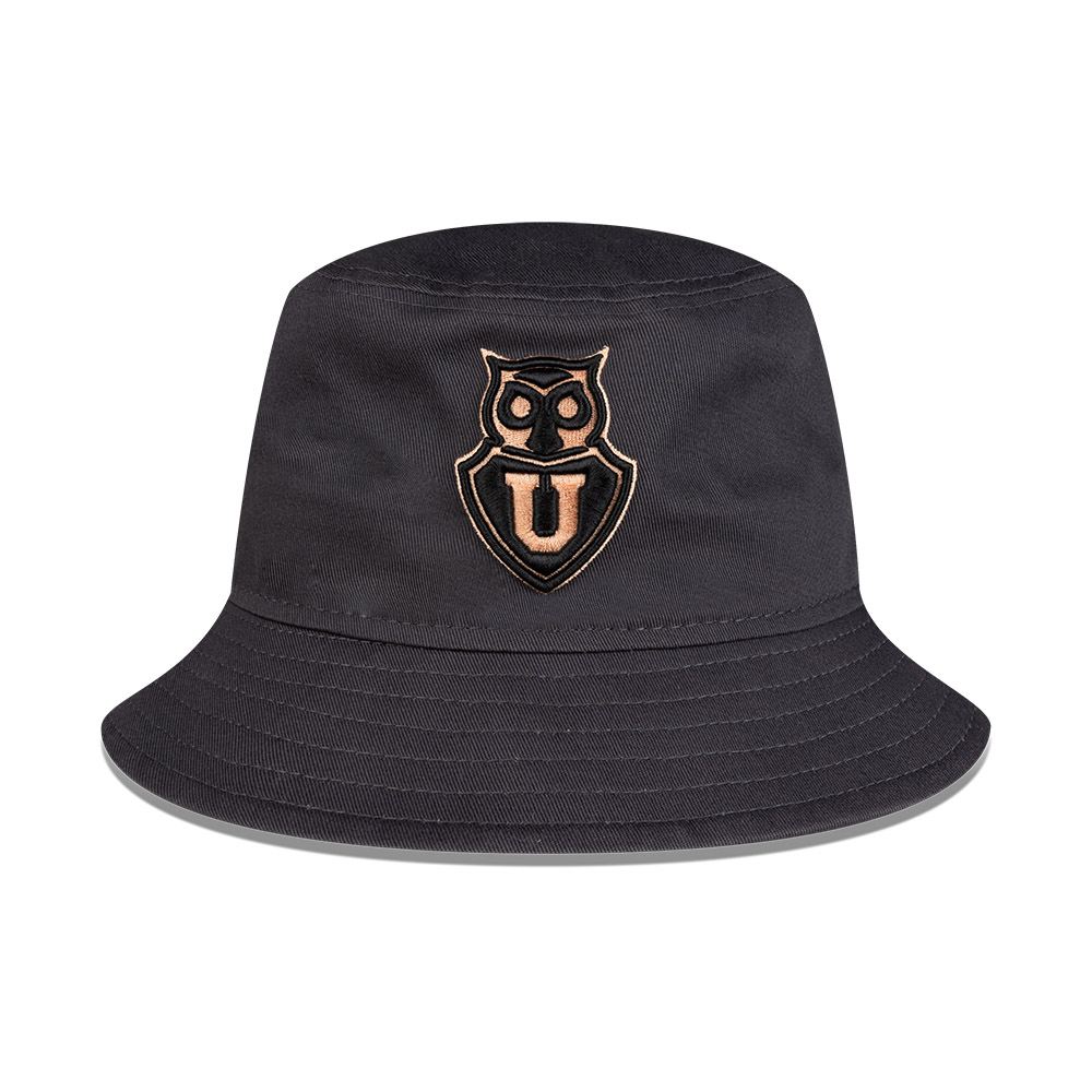 GORRO BUCKET UNIVERSIDAD DE CHILE 2025 GRIS ORIGINAL NEW ERA - GRIS OSCURO - L/XL - 3