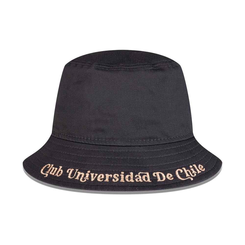 GORRO BUCKET UNIVERSIDAD DE CHILE 2025 GRIS ORIGINAL NEW ERA - GRIS OSCURO - L/XL - 4