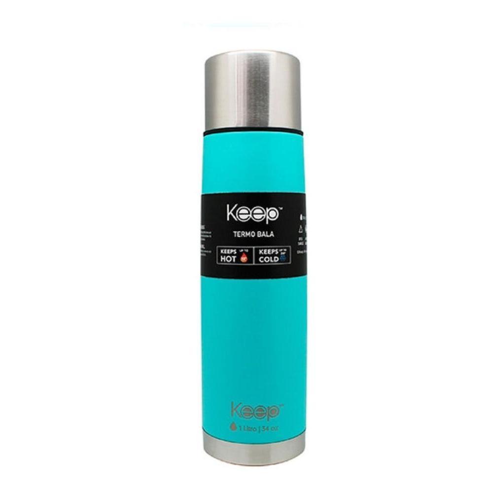 TERMO BALA 1 LT RUBBER NUEVO & ORIGINAL KEEP - 3