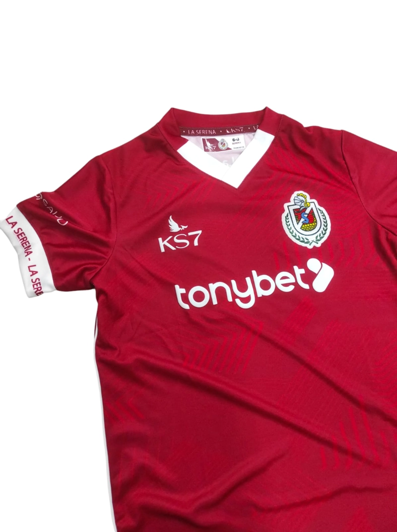 CAMISETA DEPORTES LA SERENA 2024 NIÑO TITULAR ORIGINAL KS7 - 3