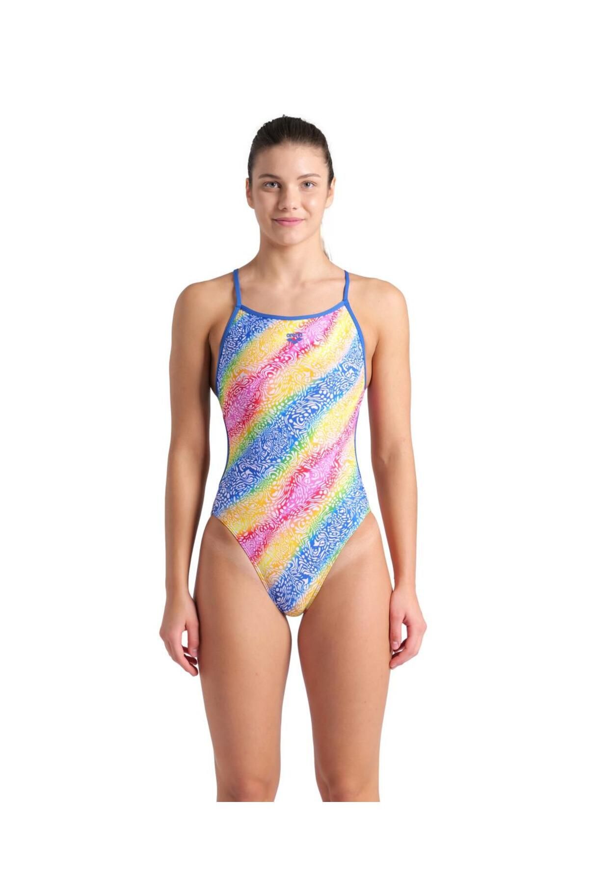 TRAJE BAÑO CLASSIC LACE MULTICOLOR NUEVO ARENA - 4
