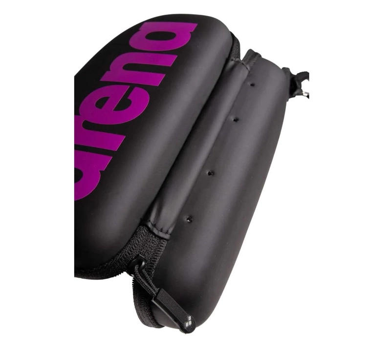 ESTUCHE DE LENTES NATACION COLORES NUEVO ARENA - NEGRO-MORADO - TAMAÑO UNICO - 3