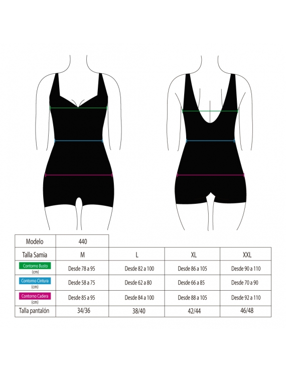 TRAJE BAÑO LEGG AGATA COLORES NUEVO SAMIA - 4