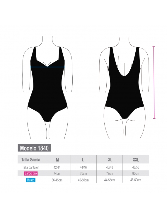 TRAJE BAÑO CLASSIC ZAFIRO NUEVO SAMIA - 4