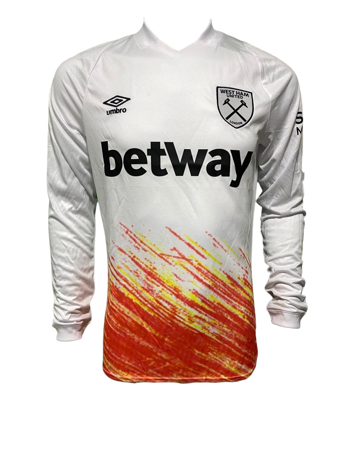 Maillot De Football West Ham United 2022-2023 Domicile Umbro - Taille L, Occasion, Fabriqué Au Brésil