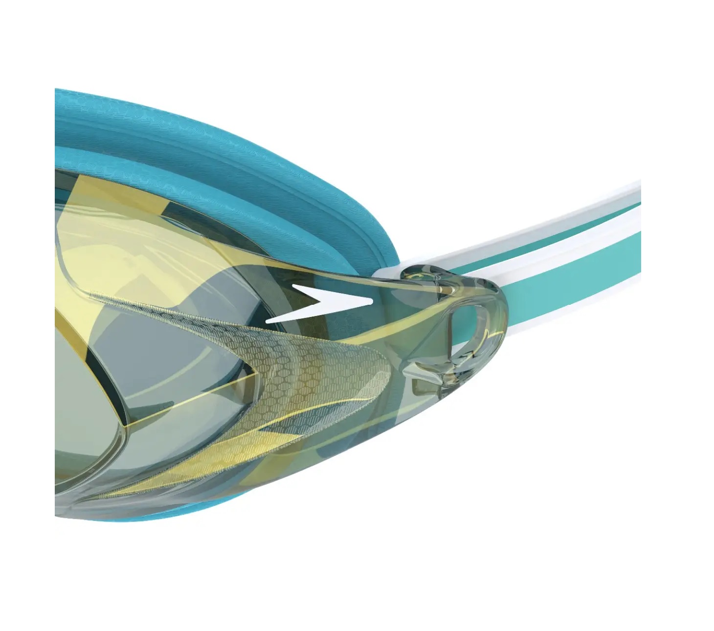 LENTE NATACION VANQUISHER 3.0 MIRROR WOMAN SPEEDO - MORADO - TAMAÑO UNICO - 4