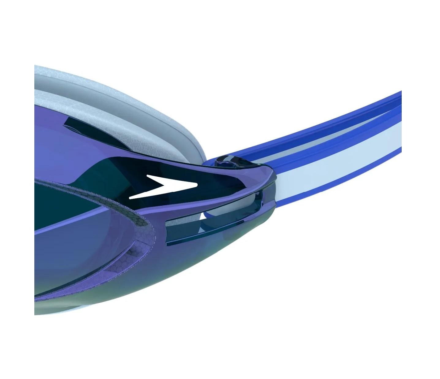 LENTE NATACION VANQUISHER 3.0 MIRROR SPEEDO - AZUL - TAMAÑO UNICO - 4