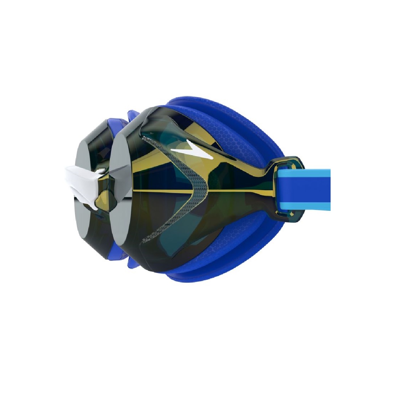 LENTE NATACION JUNIOR VANQUISHER 3.0 MIRROR SPEEDO - AZUL - TAMAÑO ÚNICO - 4
