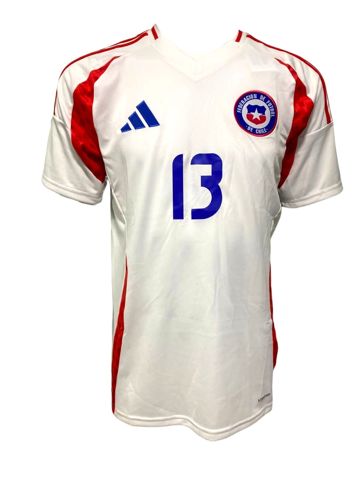 CAMISETA CHILE 2024 2025 VISITA N13 ERICK UTILERÍA ADIDAS - 1
