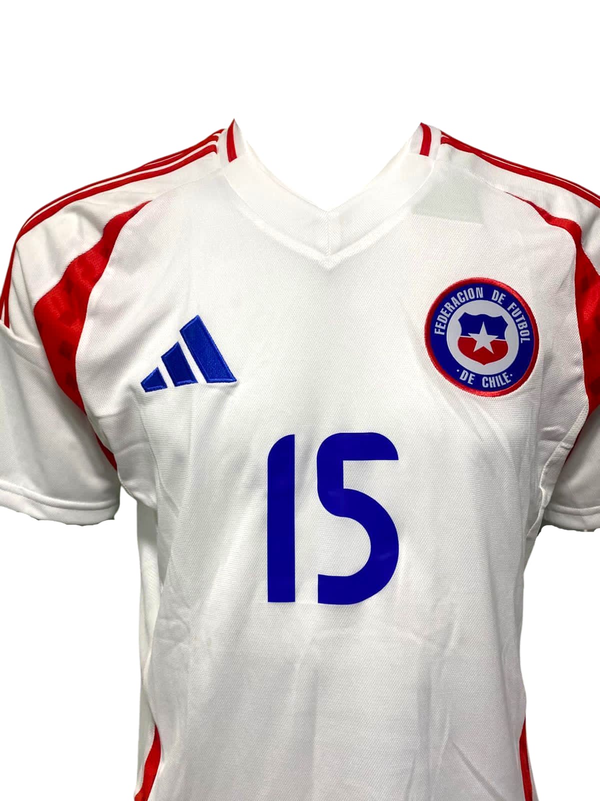 CAMISETA CHILE 2024 2025 VISITA N15 VALDÉS UTILERÍA ADIDAS - 2