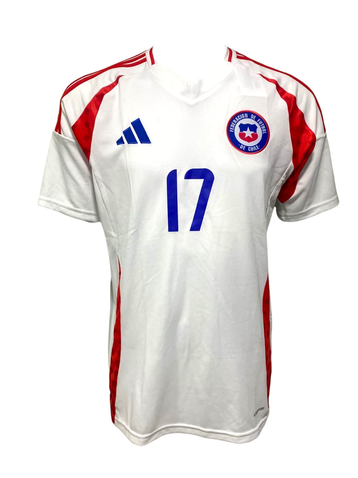 CAMISETA CHILE 2024 2025 VISITA N17 PAVEZ UTILERÍA ADIDAS - 1