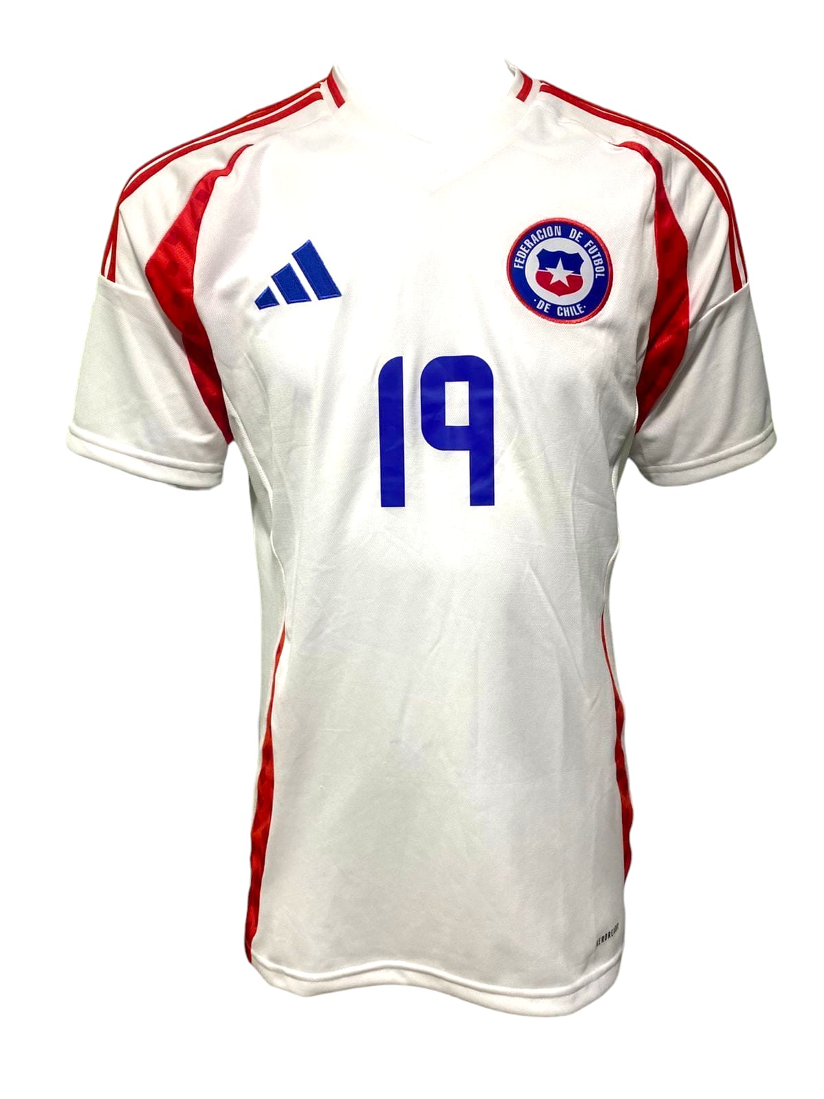 CAMISETA CHILE 2024 2025 VISITA N19 BOLADOS UTILERÍA ADIDAS - 1