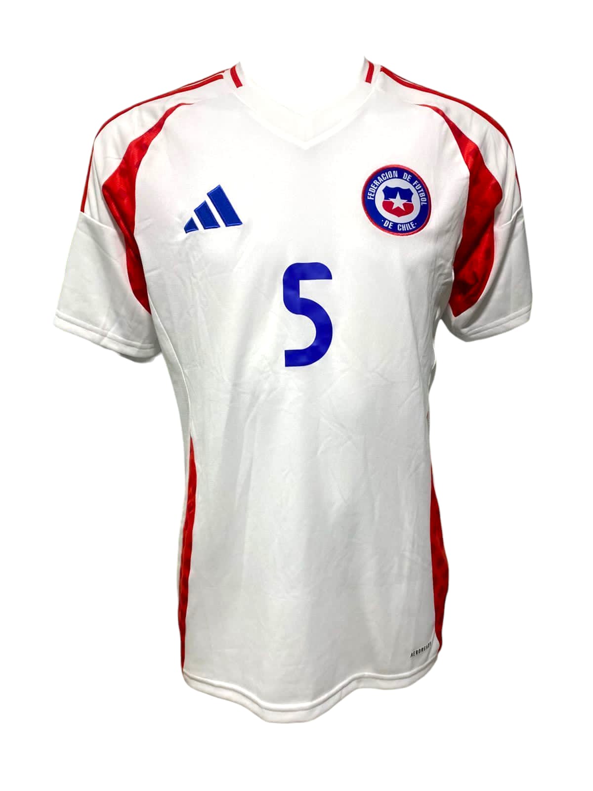 CAMISETA CHILE 2024 2025 VISITA N5 PAULO DÍAZ UTILERÍA ADIDAS - 1