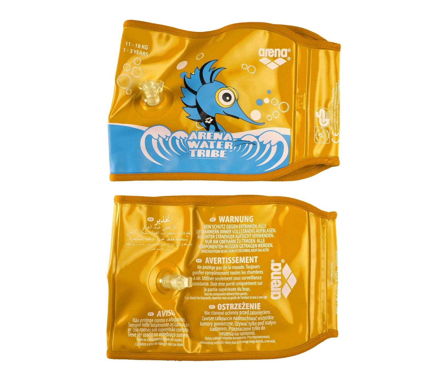 FLOTADOR ALITAS INFANTIL DISEÑOS ARENA - FUCSIA - 1 A 3 AÑOS - 3