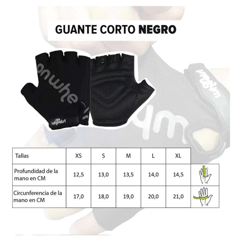 GUANTES DE CICLISMO CORTOS ON WHEELS NUEVOS - 6