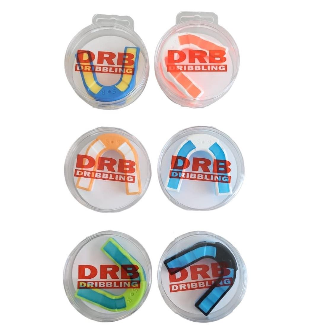 PROTECTOR BUCAL SIMPLE ADULTO COLORES DRB - TRANSPARENTE - TAMAÑO UNICO - 2