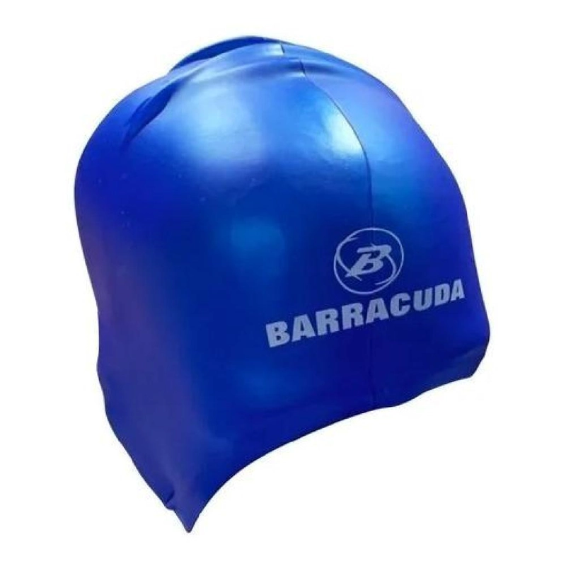 GORRA NATACION SILICONA CUBRE OREJAS NUEVA BARRACUDA - 2