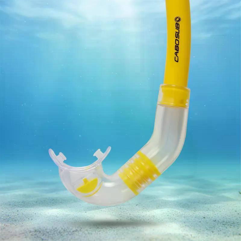 SNORKEL PVC BASICO COLORES CABOSUB - NEGRO - TAMAÑO UNICO - 4