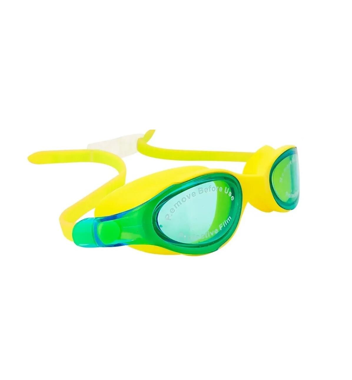 LENTE NATACION UNIBODY COLORES HYDRO - AMARILLO - TAMAÑO UNICO - 1