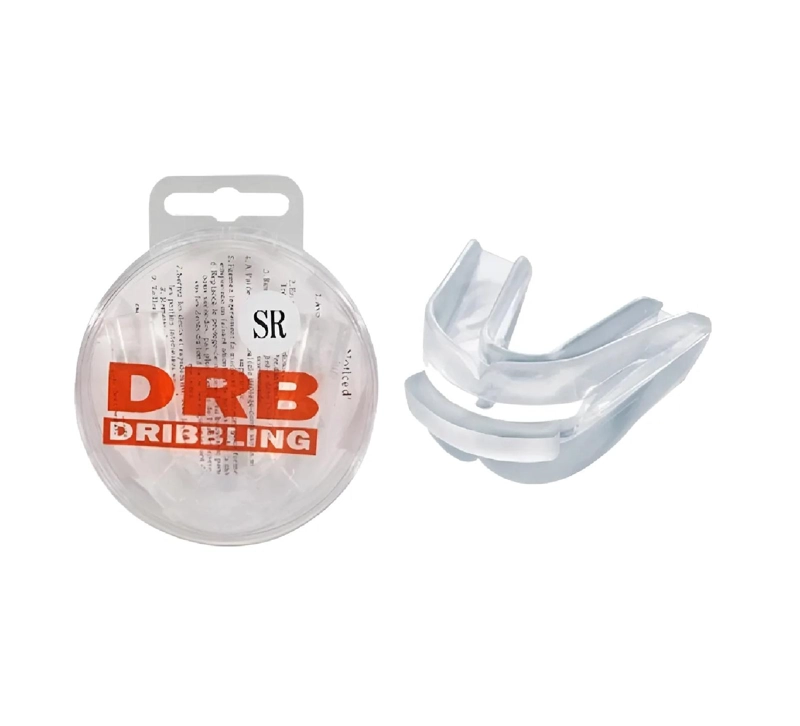 PROTECTOR BUCAL DOBLE ADULTO COLORES DRB - TRANSPARENTE - TAMAÑO UNICO - 2