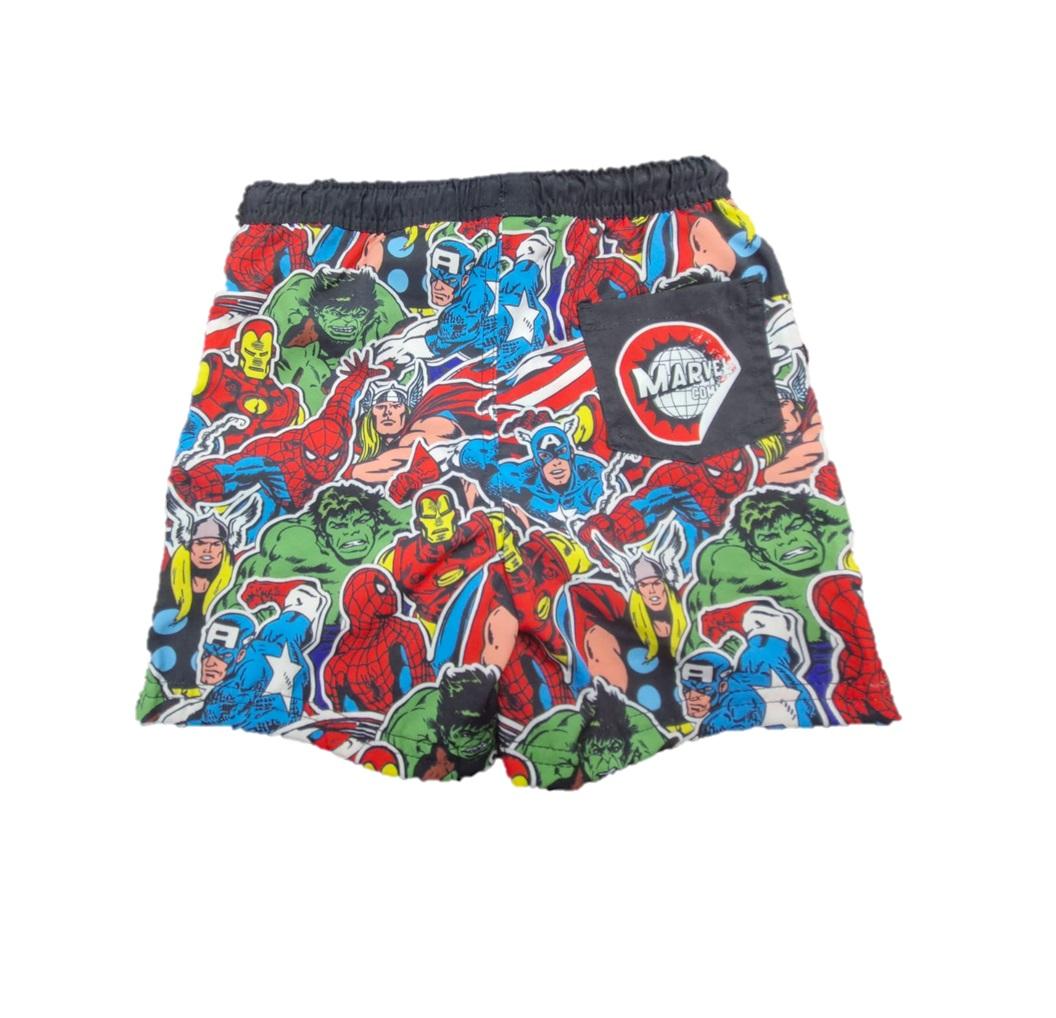 TRAJE BAÑO SHORT INFANTIL MARVEL THE BRANDS - MULTICOLOR - 4 - 2