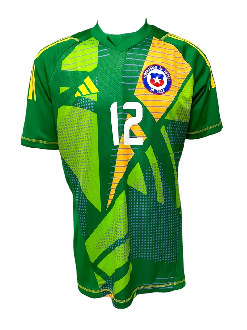 CAMISETA CHILE 2024 2025 ARQUERO 12 ARIAS VERDE ADIDAS - 1