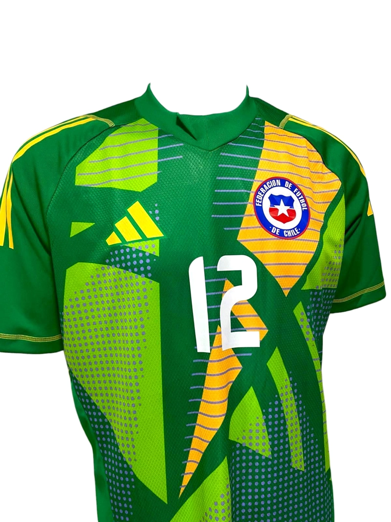 CAMISETA CHILE 2024 2025 ARQUERO 12 ARIAS VERDE ADIDAS - 2