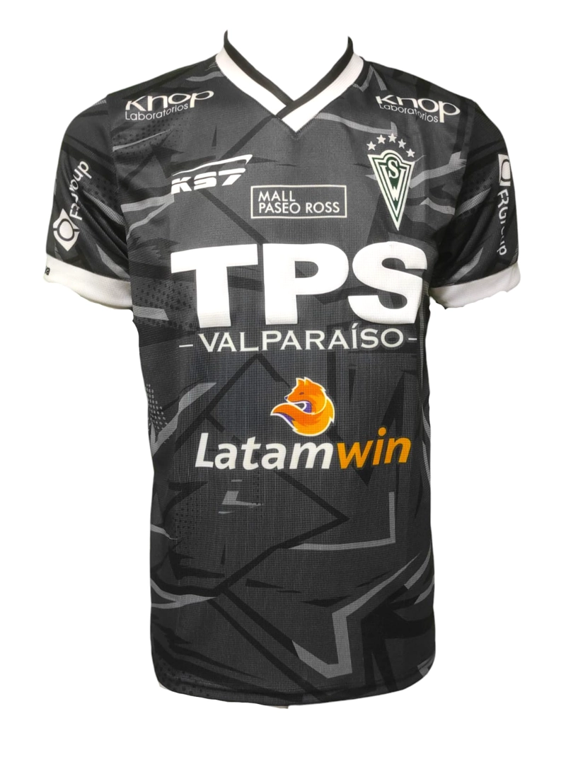 CAMISETA SANTIAGO WANDERERS 2025 ARQUERO NEGRO KS7 - 1
