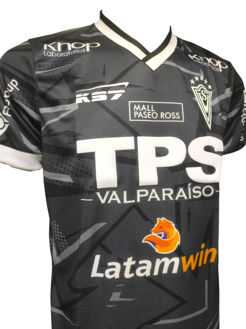 CAMISETA SANTIAGO WANDERERS 2025 ARQUERO NEGRO KS7 - 2