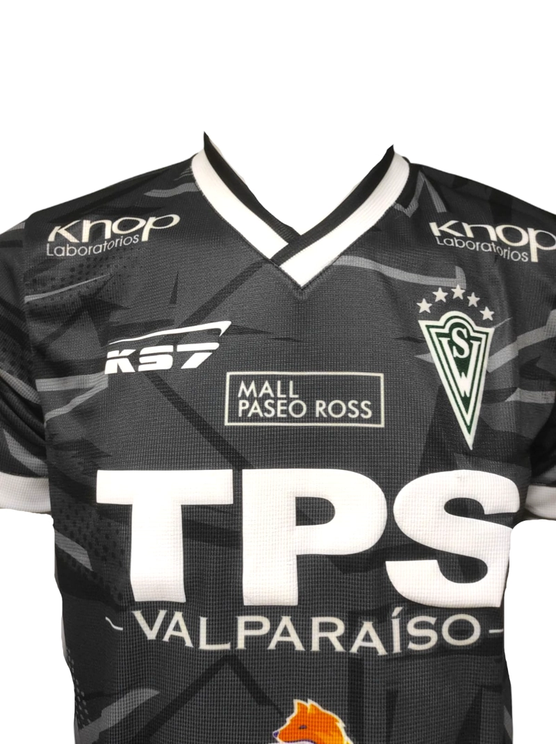 CAMISETA SANTIAGO WANDERERS 2025 ARQUERO NEGRO KS7 - 4