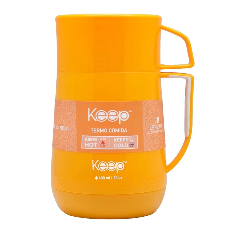 TERMO COMIDA PP 600ML COLORES KEEP - TURQUESA - TAMAÑO UNICO - 1